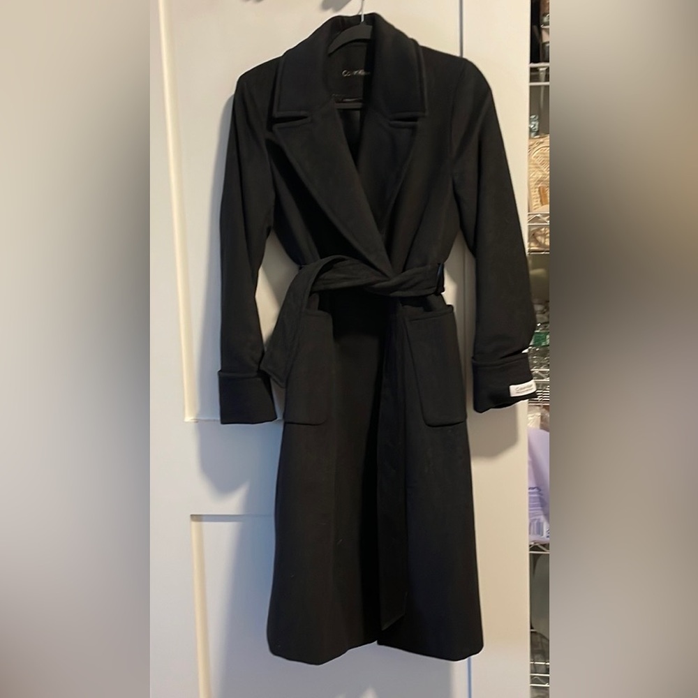 Calvin Klein womens charcoal, gray peacoat